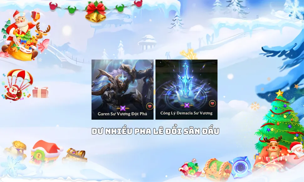 GAREN SƯ VƯƠNG KÈM CHƯỞNG ( DƯ PHA LÊ ĐỔI SÀN )