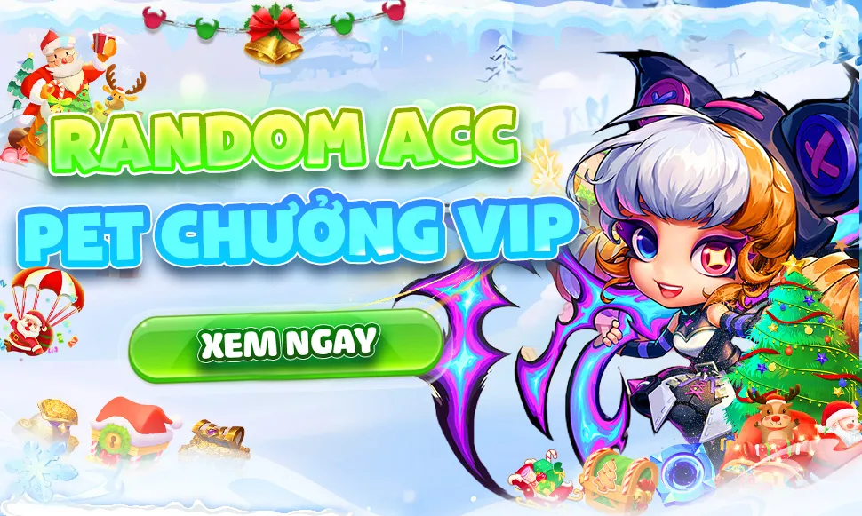 ACC RANDOM PET TÍM KÈM CHƯỞNG